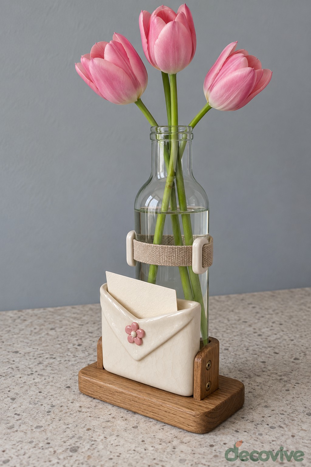 Envelope Pocket Bottle Stand