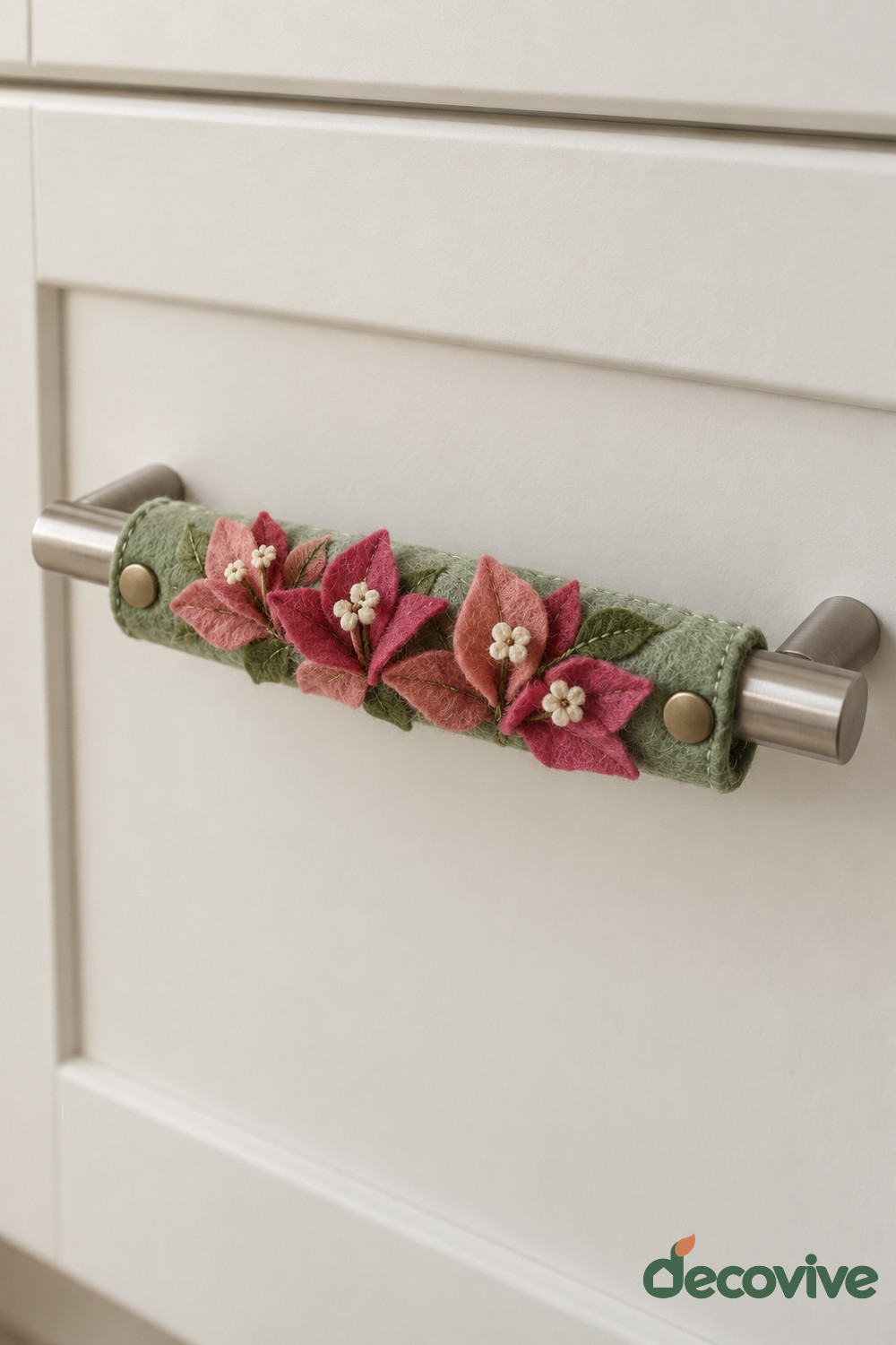 Bougainvillea Cabinet Handle Wrap