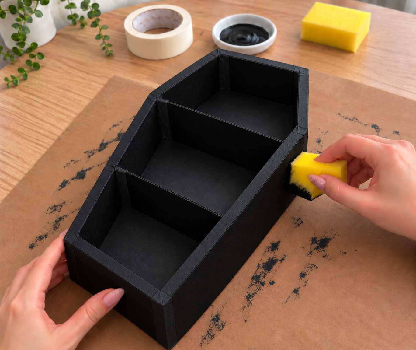 Paint the Shelf Black